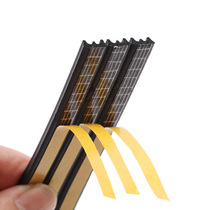 EPDM mesh adhesive D-type foam E-Type 9*4 sealing strip soundproof strip anti-collision rubber strip
