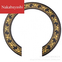 Guitar mouth wheel guitar mouth wheel flower 3D golden flower personality mouth wheel guitar inlaid self-adhesive mouth wheel