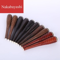 Red sandalwood erhu black sandalwood black acid branch twist handmade Hu shaft High Hu Yue Hu shaft