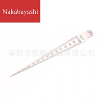 Musical instrument repair tool guitar diameter gauge measuring round hole ruler guitar repair tool Jack measuring ruler