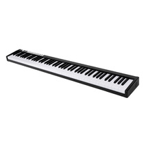 Portable piano 88 key electronic piano thick hand roll folding electronic organ Professional MIDI keyboard Bluetooth charging