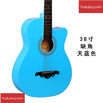 38 inch guitar folk guitar beginners practice piano beginners students female novice introductory practice wooden guitar