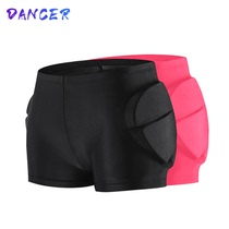Figure skating anti-wrestling pants childrens hip pants wear roller skating leather skiing sports gear men and women adult skating