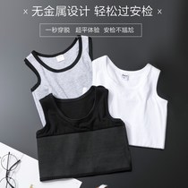 Corset chest underwear chest reduction student les super flat bandage female pullover large size plastic chest chest small strap super flat handsome t