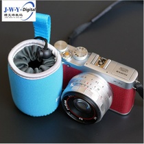 Lens bag lens bag lens barrel (diving material high elasticity anti-impact) SLR camera