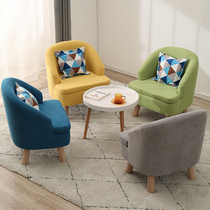 Balcony chair Nordic modern minimalist mini lazy sofa small apartment bedroom single seat apartment leisure sofa