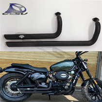 Suitable for light riding Korean GV300S Xiaoxing 300 modified Harley VH exhaust pipe horseshoe vocal cord silencer plug