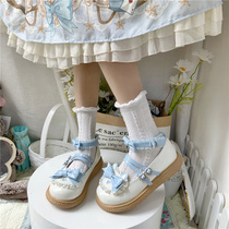 Ballet cat appointment original cute Japanese Lolitas big shoes jk flat-bottom Joker student single shoes