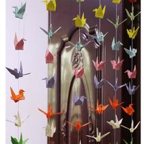 Handmade colored thousands of paper cranes folded paper finished products 10 only threading wedding arrangements shop decorations posing for hanging ornaments