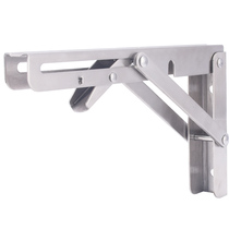 Stainless steel triangle folding bracket rack microwave oven frame wall wall of scaling partition plate button