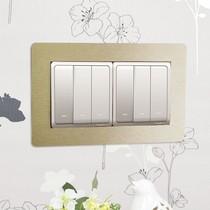 Wall stickers protective cover plastic disposable acrylic modern simple home single and double socket stickers removable living room bedroom switch stickers