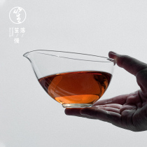 Sheng Glass Road cup thick transparent heat-resistant tea divider Japanese high-grade household uniform Cup Tea Sea kung fu tea set