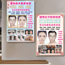Mole posters customized mens and womens face mole figure freckle and mole sticker beauty salon poster making wall stickers