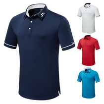  Summer new golf sports quick-drying and perspiration golf clothes mens clothing short-sleeved Polo shirt jersey top