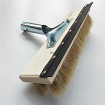 Stainless steel telescopic rod car wash brush pig Mane big truck brush bus soft hair brush galvanized iron rod car brush