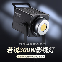 Rawray Ruorui 300W film and television constant light photography light led professional high-power Film and Television light Net Red Anchor Live broadcast room fill light anchor special portrait fill light high brightness always light