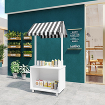 Outdoor stalls small carts mobile wrought iron floats net red stalls stalls snack carts sales carts