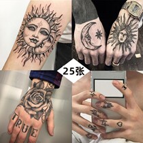 Flower leg tattoo stickers frigid tattoo stickers chest male non-reflective large pattern female Japanese-style 3d three-dimensional net red sexy