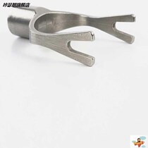   Stainless Steel Clothes Fork Head Girl head Clots Fork Head Flex Brace Rod Accessories Head pick up Rod Sunburn Head