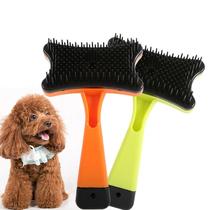 Pet automatic needle comb one-button hair removal comb dog comb row comb cat supplies dog hair brush beautiful hair row comb