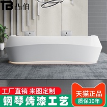 Paint paint front desk piano paint company beauty salon bar checkout desk furniture can be customized