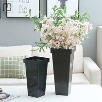 Square plastic flower barrel flower bouquet thicken flowers flower barrel thickened durable flower barrel Home Wake bucket Large Number of flower bottled water Bucket