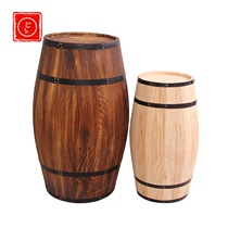 Oak barrel decoration Shopping mall decoration Red wine barrel display bar Oak barrel photography soft decoration activity Wooden winery