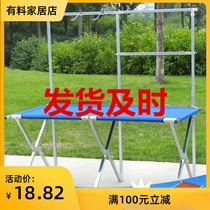Reinforced and thickened portable stall display stand table retractable combination rack selling shelves night market folding stall