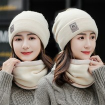 Ladies hat autumn and winter warm hat outdoor velvet wool hat thickened Korean version of Joker winter knitted Moon hat