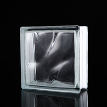 Hollow glass brick partition wall transparent square background wall porch screen toilet Crystal brick large sales office