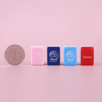 mini mahjong tiles small mahjong mini portable small dormitory home Net red hand rub mahjong tiles
