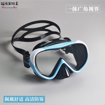 Swimming goggles protective nose integrated anti-fog diving mirror cover for men and women Adult Nearsightedness Deep Diving Big Frame Swimming Glasses Equipment