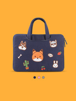 Portable laptop bag female Xiaomi 13 3 inch 14 Dell 15 6 Apple macbook ASUS Lenovo small new pro13air cute liner Huawei mateboo