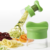 Hand-held spiral grater Filament noodle-like scraper Green melon knife Zucchini shredder Melon artifact Fruits and vegetables