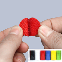 Velcro color small polka dot back glue mother buckle quiet book double-sided self-sticking kindergarten hand-stick buckle