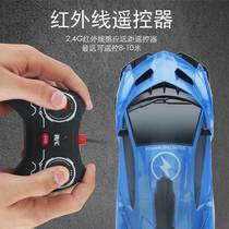 Wall - tracking car electric remote control car suction wall 10 childrens toy boy 4 - 12 years old remote control car four - drive car