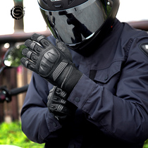 Starry Motorcycle Riding Gloves Spring Summer Breathable Anti-Fall Touch Screen Carbon Fiber Locomotive Gloves Rider equip men and women