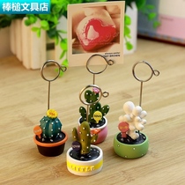 Cartoon creative message clip small note holder ornaments photo card holder post card clip post card clip