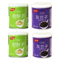 Sweet embryo Lanzhou specialty snack sweet grain black bean canned 200g jar of wine Koji Oatmeal Lanzhou snack