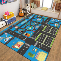 Children Carpet Bedrooms Urban Transport Parking Lot Children Room Customizable Non-slip Rug Crawling Mat Road Mat Road Mat