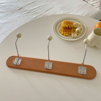 Fan-style retro fitting interlocker hook free from punching ins and wind in door Xuanguan clothes wood hanging clothes hooku hood hooku