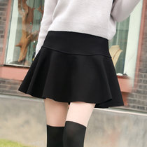 Pleated skirt skirt womens autumn and winter high waist a-shaped College Wind half skirt pants fairy skirt student puffy skirt small umbrella skirt