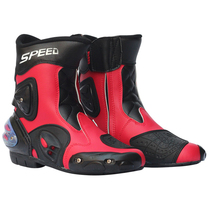 PRO motorcycle racing shoes riding shoes racing boots locomotive shoes anti-fall medium long cross-country short boots Four Seasons men