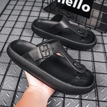 New Cross Border Big Code Mens Slippers Thick Bottom Herringbone Slippers Sandals Sandals Fashion Beach Shoes Breathable Boomer Shoes
