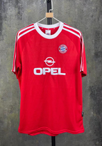 00-01 Champions League final Bayern home red retro jersey Effenberg No. 11 Kahn No. 1 jersey