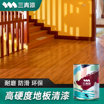 Wood floor paint varnish self-brushing transparent varnish wear-resistant high hardness wood floor refurbished waterproof wood paint glossy paint