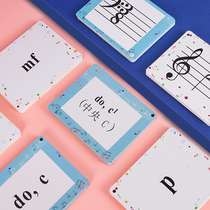 Staff note card teaching aids Enlightenment score card piano note card children violin recognition card Music theory