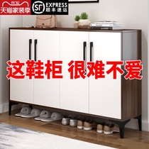  Shoe cabinet household door small apartment storage cabinet modern simple door entrance entrance cabinet balcony thickened storage cabinet
