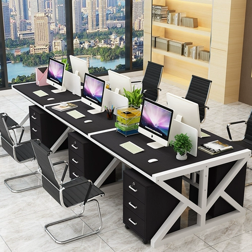 Столк сотрудников сотрудника компьютерная таблица таблица таблица и комбинированность стула простота современная 2 четыре 4 4 -Pperson Excreen Работа с экраном