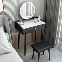  Rock board dressing table Bedroom modern simple small 60cm dressing table Light luxury high-end net celebrity ins wind makeup table
